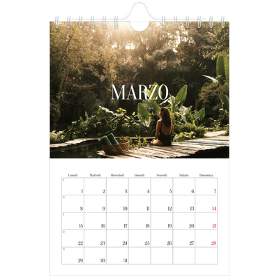 Calendario fotografico A5 — Fuga infinita [Marzo]