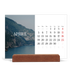 Calendario con supporto in legno orizzontale  — Fuga infinita [Aprile]