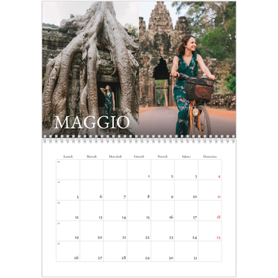 Calendario A4 Doppio — Graziato semplice [copertina]