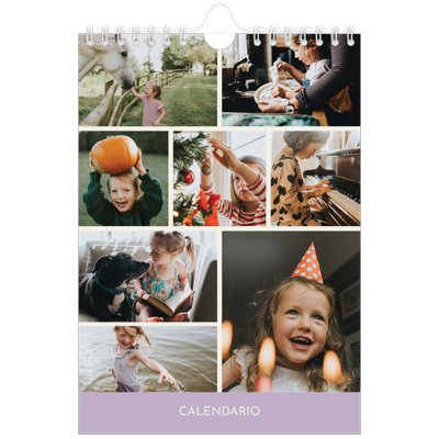 Calendario fotografico A5 — Capitoli pastello [copertina]
