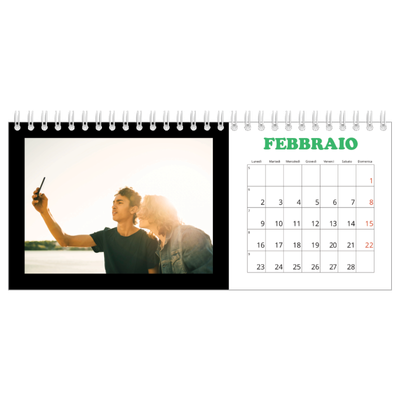 Calendari da tavolo — Tipo divertente [Febbraio]
