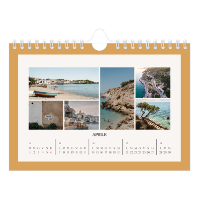 Calendario fotografico A5 — Colori classici [Aprile]
