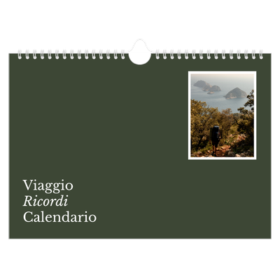 Calendario fotografico A4 — Terra editoriale [copertina]