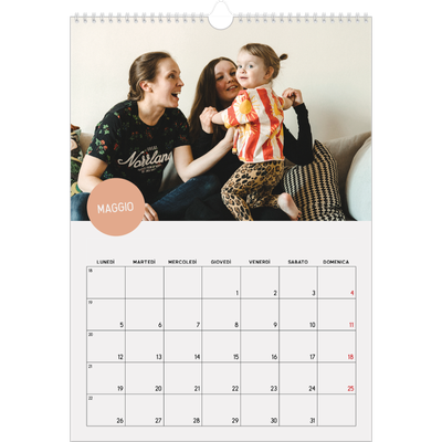 Calendario A3 verticale — Adesivo fotografico [copertina]