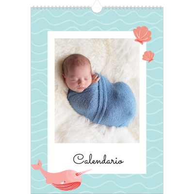 Calendario A3 verticale — Animali carini [copertina]
