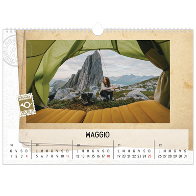 Calendario A3 orizzontale  — Parts unknown [copertina]