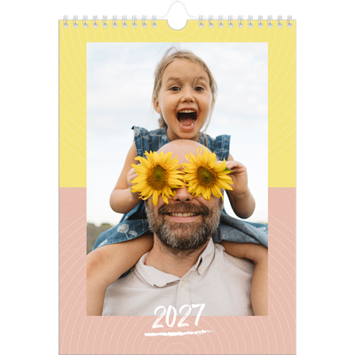Calendario personalizzato A4 — Colore e motivo [copertina]