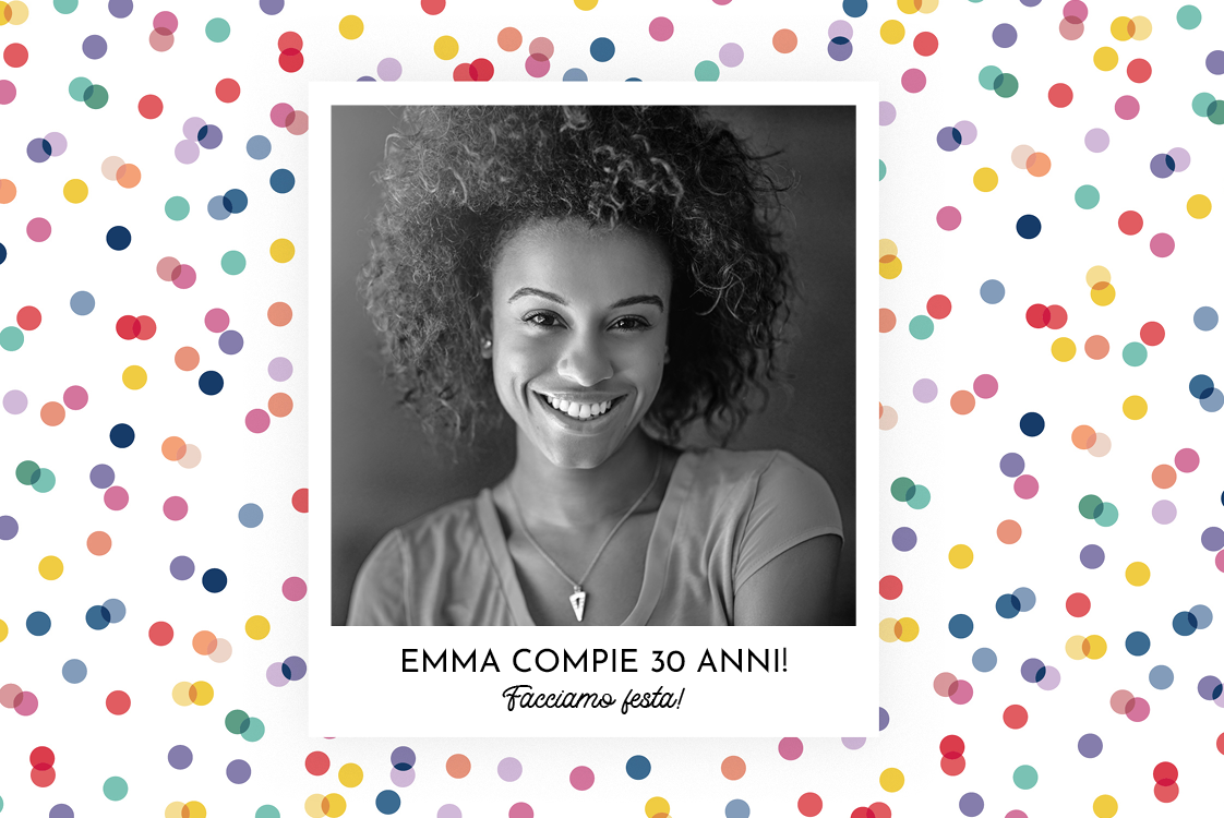 Inviti — Coriandoli colorati