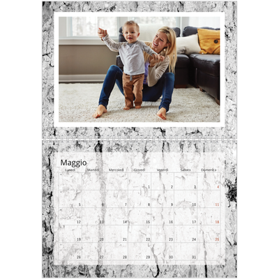 Calendario A4 Doppio — Corteccia d'albero [copertina]