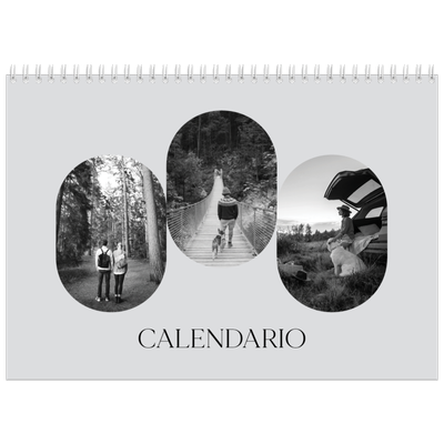 Calendario A4 Doppio — La strada aperta [copertina]