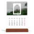Calendario con supporto in legno verticale  — L'arco aperto [Gennaio]