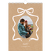 Calendario personalizzato A4 — Kraft e fiocco [copertina]