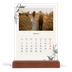 Calendario con supporto in legno verticale  — Inchiostro e edera [Aprile]