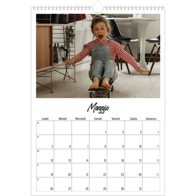 Calendario A3 verticale — Questo sono io [copertina]