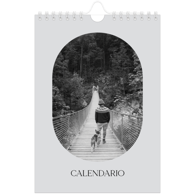 Calendario fotografico A5 — La strada aperta [copertina]