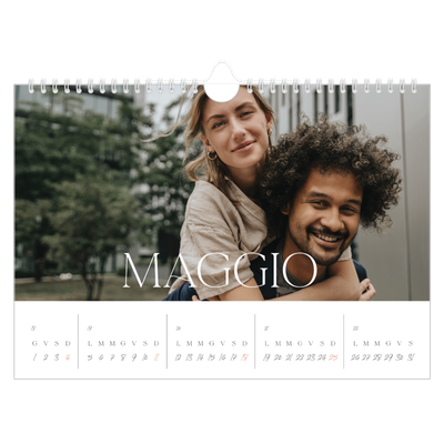 Calendario fotografico A4 — Più grande della vita [copertina]