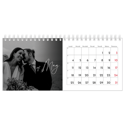 Calendari da tavolo — Scrittura elegante [copertina]