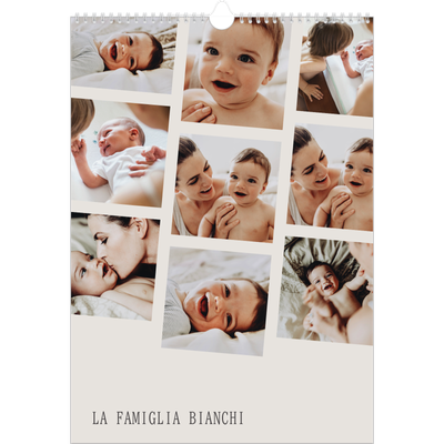 Calendario A3 verticale — Ricordi in movimento [copertina]