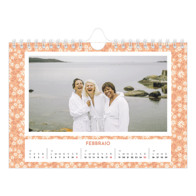 Calendario fotografico A5 — In piena fioritura [Febbraio]