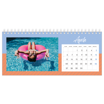 Calendari da tavolo — Colore e motivo [Aprile]
