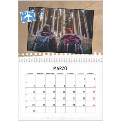 Calendario A4 Doppio — Parts unknown [Marzo]
