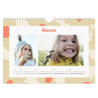 Calendario fotografico A4 — Giocando con i motivi [Marzo]