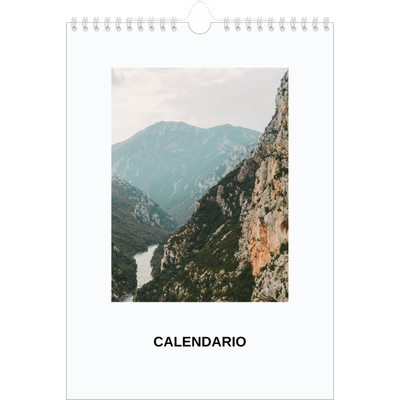 Calendario personalizzato A4 — Foto semplice [copertina]