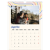 Calendario A3 verticale — Strisce retro [Aprile]