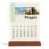 Calendario con supporto in legno verticale  — Vedute del mondo [copertina]