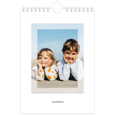 Calendario fotografico A5 — Cornice trasparente [copertina]
