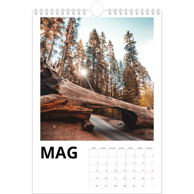 Calendario personalizzato A4 — White space [copertina]