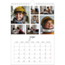 Calendario personalizzato A4 — Disposizioni fotografiche [Gennaio]