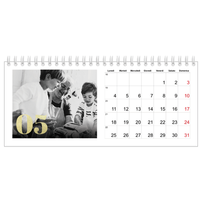 Calendari da tavolo — Grandi numeri luccicanti [copertina]