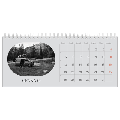Calendari da tavolo — La strada aperta [Gennaio]
