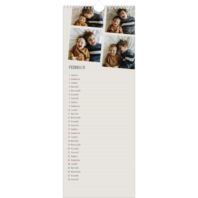 Calendario da cucina  — Ricordi in movimento [Febbraio]