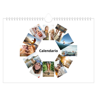 Calendario fotografico A4 — Struttura [copertina]