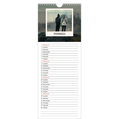 Calendario da cucina  — La selezione ritratti [Febbraio]