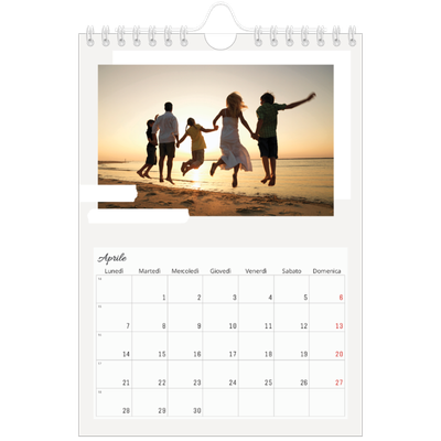Calendario fotografico A5 — Toni spenti [Aprile]