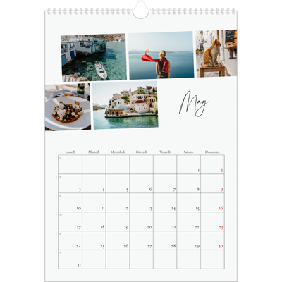 Calendario A3 verticale — Soggiorno in città [Maggio]