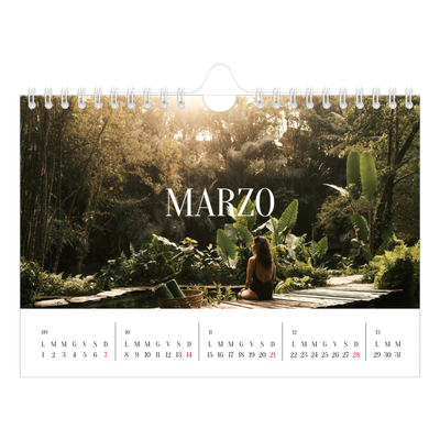 Calendario fotografico A5 — Fuga infinita [Marzo]