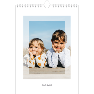 Calendario personalizzato A4 — Cornice trasparente [copertina]