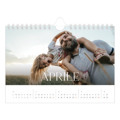 Calendario fotografico A5 — Dodici grandi mesi [Aprile]