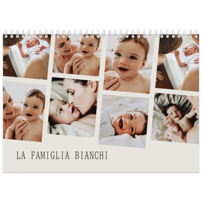 Calendario A4 Doppio — Ricordi in movimento [copertina]