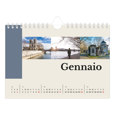 Calendario fotografico A5 — Vedute del mondo [Gennaio]