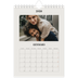 Calendario fotografico A5 — Avorio semplice [Gennaio]