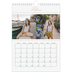 Calendario personalizzato A4 — Banner di script d'oro [Febbraio]
