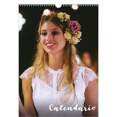 Calendario A3 verticale — Scrittura semplice [copertina]