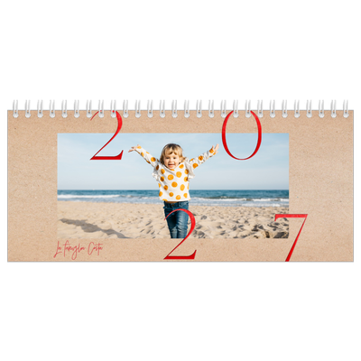 Calendari da tavolo — Esplosioni di rosso [copertina]