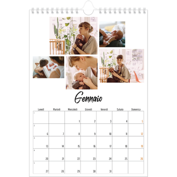 Calendario personalizzato A4 — Questo sono io
