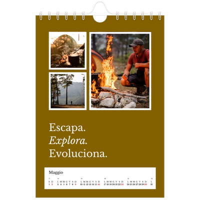 Calendario fotografico A5 — Terra editoriale [Maggio]